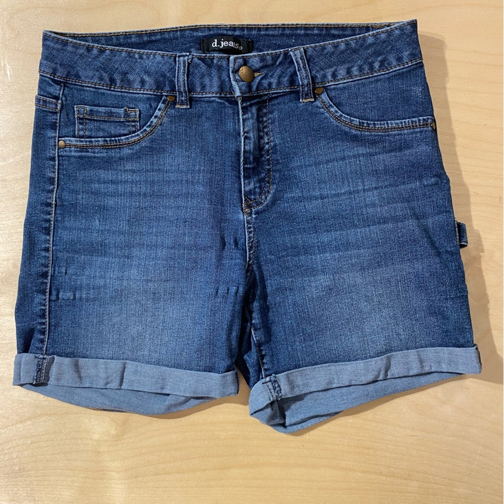 D. Jeans Women's Blue Denim Shorts 8 (OQ)